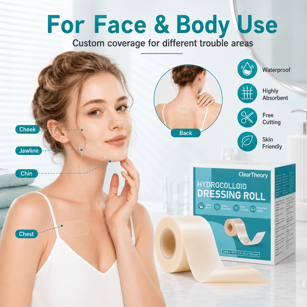 Hydrocolloid Acne Patch Roll